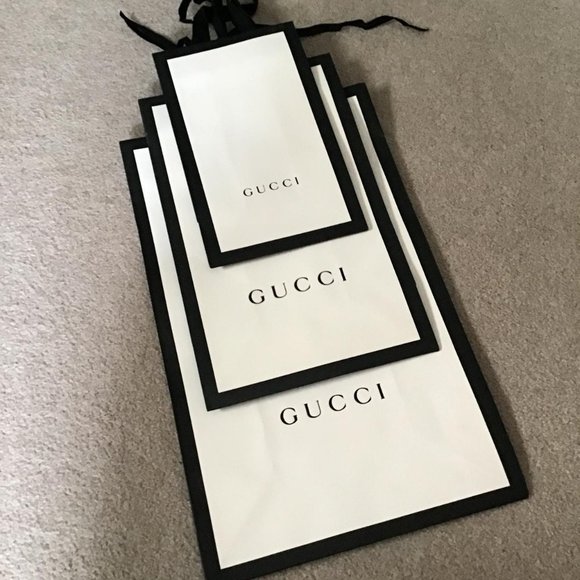 Authentic Gucci carrier bags x 3 - Picture 8 of 8